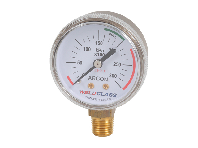 Regulator Gauge Argon HP (0-30000kPa) Weldclass