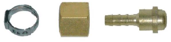 Hose Fitting Set 5mm Nut+Tail+Clamp RH Weldclass