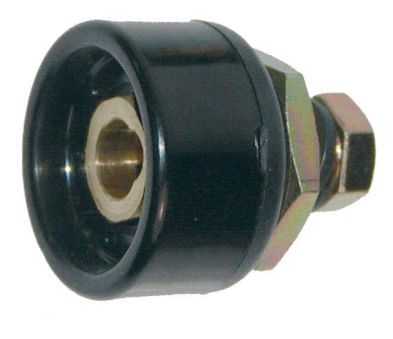 Cable Connector 9mm Female Panel Mount Weldclass