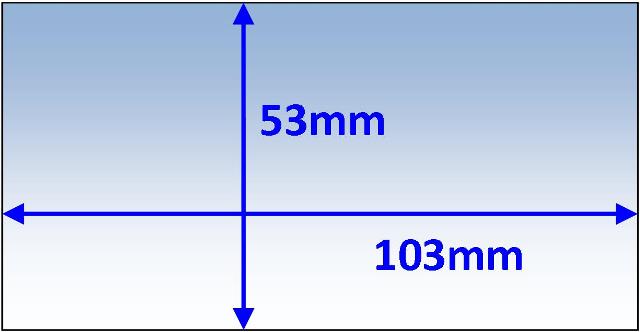 Welding Lens 103x53mm Inner suit SpeedGlas 9000X 5pk
