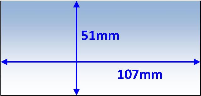 Welding Lens 107x51mm Inner suit Various 5pk