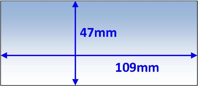 Welding Lens 109x47mm Inner suit Servo SV4000 5pk