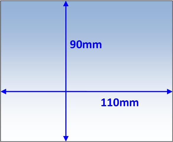 Welding Lens 110x90x1.5mm Hi-Impact