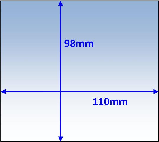 Welding Lens 110x98mm suit Weldguard ETC 10pk