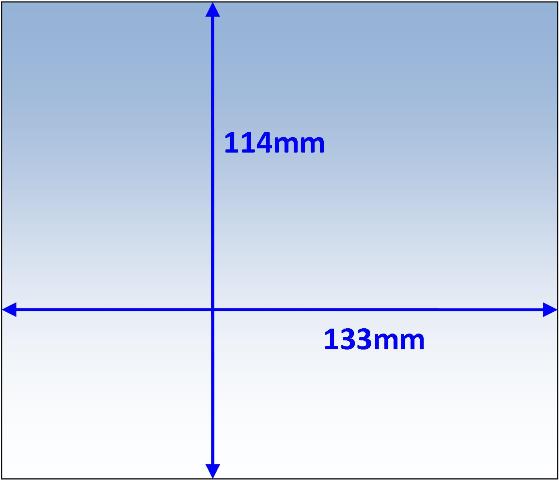 Welding Lens 133x114mm suit Outer Various 10pk