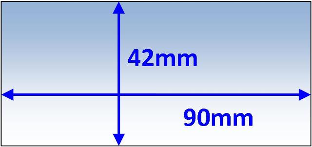 Welding Lens 90x42mm Inner suit Speedglas F/V 5pk