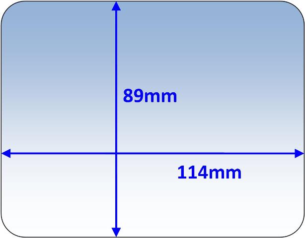 Welding Lens 114x89mm suit Outer CIG WeldSkill 10pk