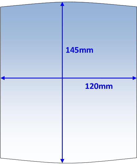 Welding Lens 145x120mm suit Outer Miller Elite 10p