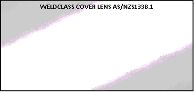 Welding Lens 108X51mm CR39 AS1388.1 Weldclass