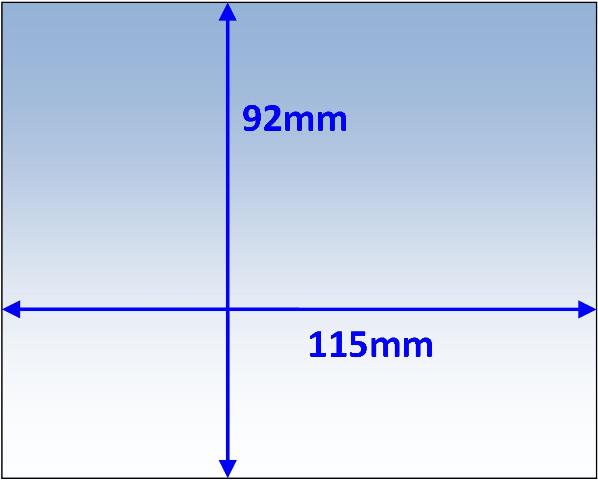Welding Lens 105x92mm Inner Promax 500  5pk