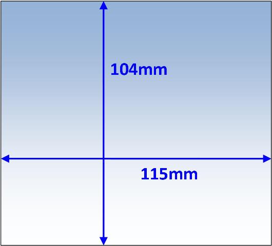 Welding Lens 115x104mm Outer Promax 200/350