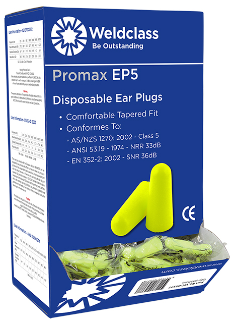 Ear Plug Uncorded 200pk Disposable Weldclass