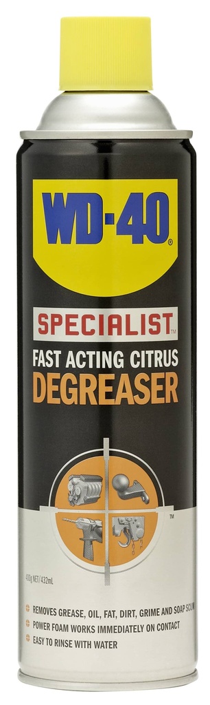 Degreaser Citrus Fast Acting WD40 Specialist 400g