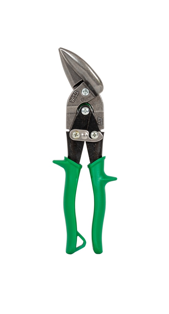 Aviation Snips Right Cut Offset Green Wiss