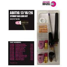 Gas Lens Kit TIG 17/18/26 Stubby Binzel