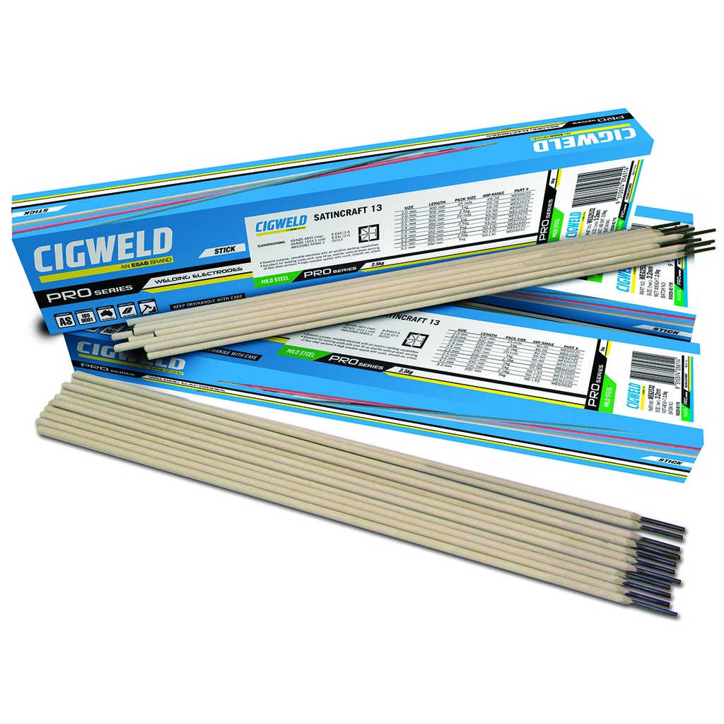 Welding Electrode Satincraft 13 3.2mm 2.5kg Cigweld
