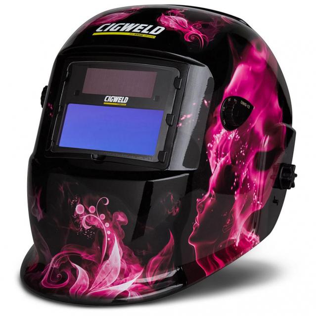 Welding Helmet Auto Var Shade 9-13 Pink Weldskill 