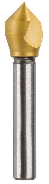 Countersink Single Flute 1-10mm HSSCo TiN Bordo