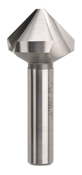 Countersink Three Flute 3.5-31mm HSSCo Bright Bordo