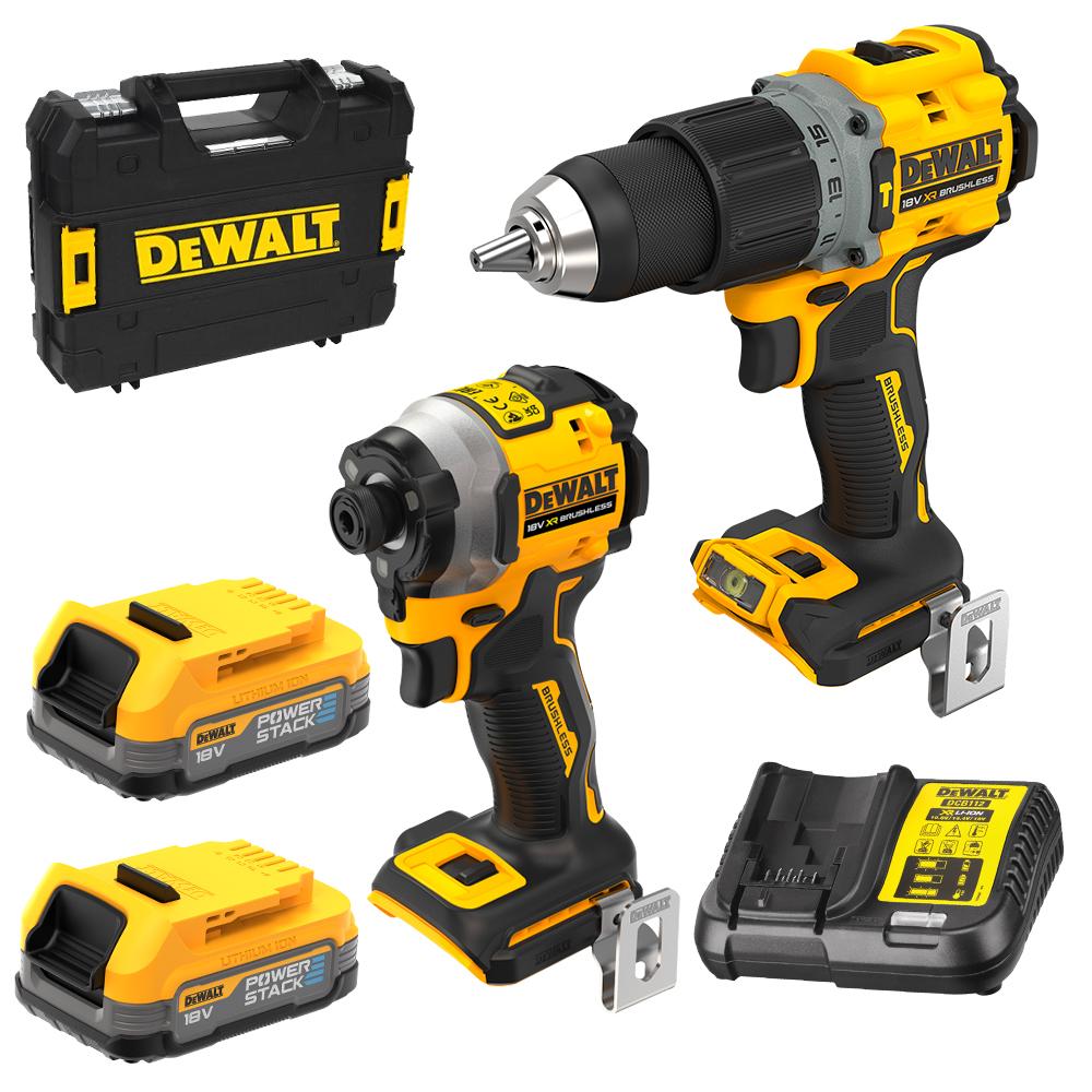 Battery Charger 18V Compact Twin Kit Powerstack Dewalt