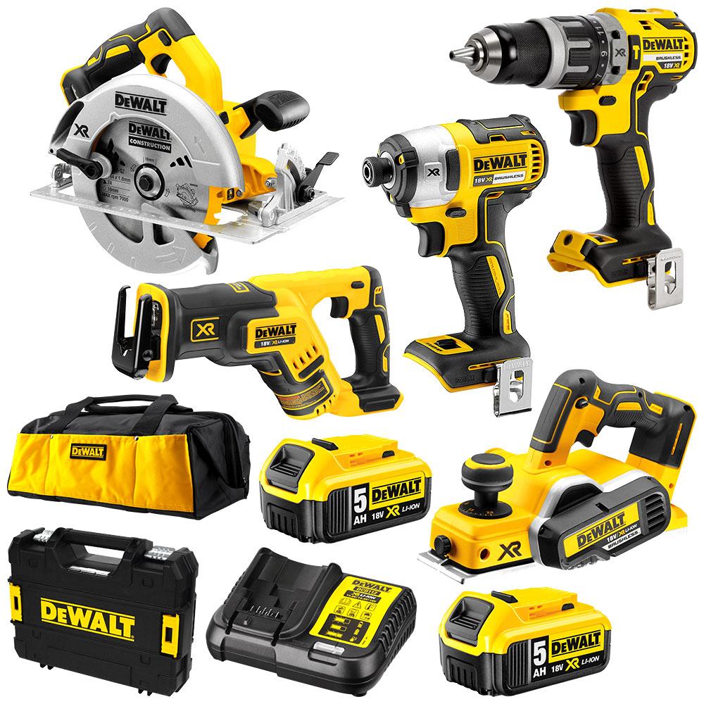 Combination Kit 18V XR Li-Ion 5pc 5Ah Dewalt