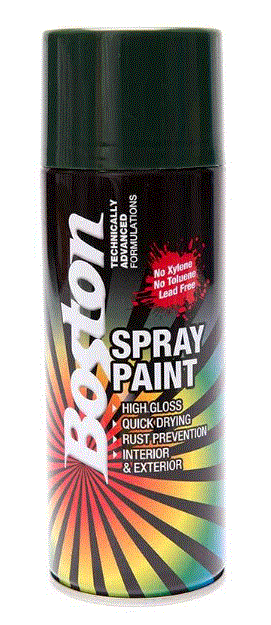 Paint Aerosol Brunswick Green 250g Enamel Boston
