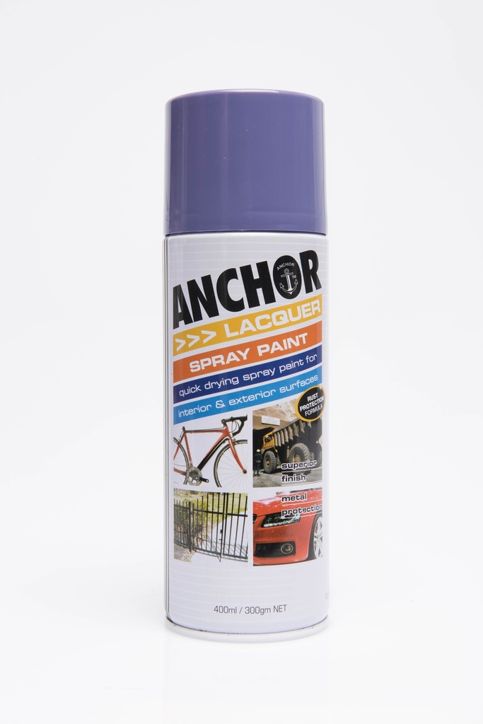 Paint Aerosol Violet Blue 300g Lacquer Anchor