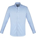 Mens Camden L/Sleeve Shirt Blue (X-Large) Biz Collection