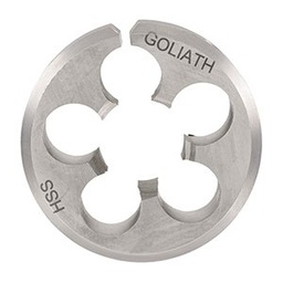 [GOL.F15CDL] Button Die Round 1/2-13 UNC LH 1-1/2"OD HSS Goliath