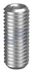 [GRB10-24U5/8ZP] 10-24x5/8 UNC Grub Screw Cup Point Zinc