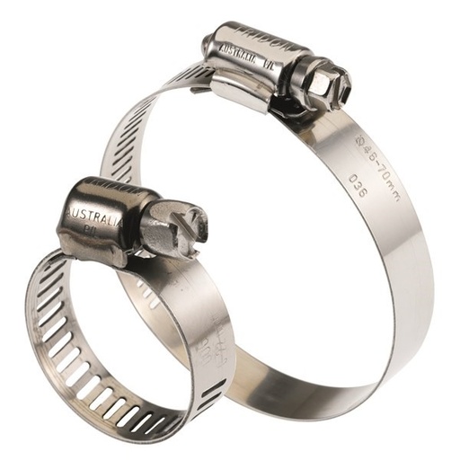 [TRID.H316-128] Hose Clamp 175-217mm 316 SS Perforated Tridon H316-128