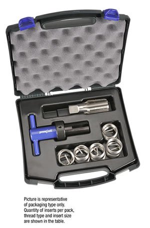 [POW.3546-1/4K] Thread Insert 1/4-19 BSP Kit Powercoil