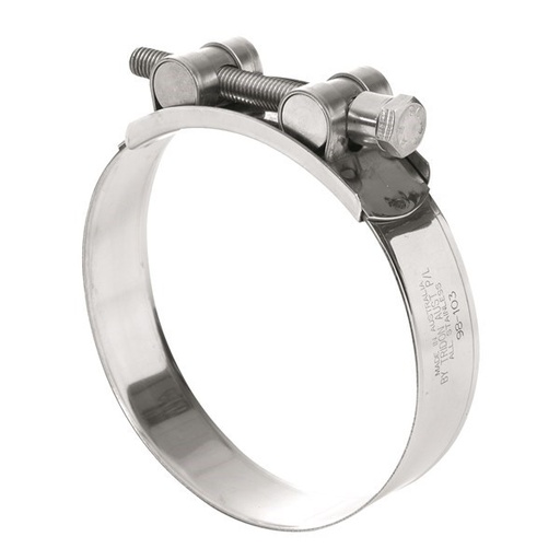 [TRID.TTBS24-26P] T-Bolt Clamp 24-26mm Full Stainless Tridon