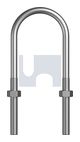 [UBLT1/2ZP] U Bolt 25x50mm (1/2in NB)
