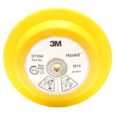 [3M.7000045702] Backing Pad 178mm M14x2 Hookit Yellow 3M 07394