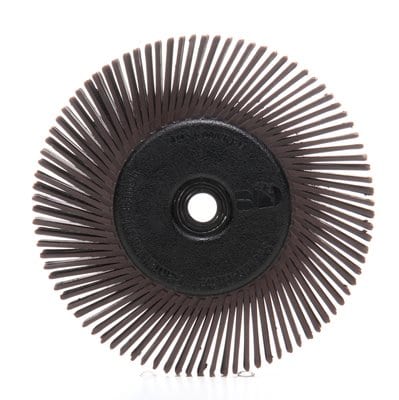 [3M.7100138290] Radial Bristle Brush 150x12x25mm P36 Brown Angl 3M
