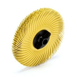[3M.61500176070] Radial Bristle Disc 75x9.5mm P80 Yellow Curve 3M