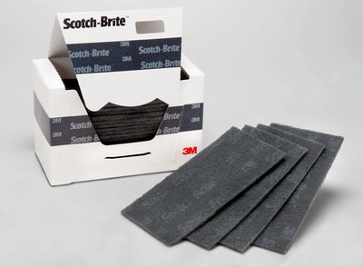 [3M.7100042335] Scour Hand Pad  Grey UFN 115x225mm Durable Flex 3M