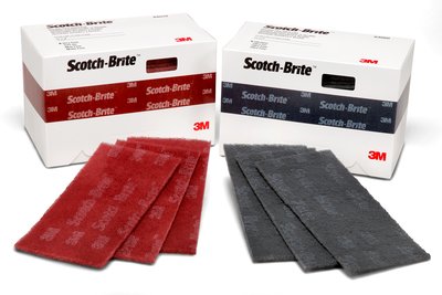 [3M.7100042334] Scour Hand Pad  Maroon VFN 115x225mm Durable Flex 3M