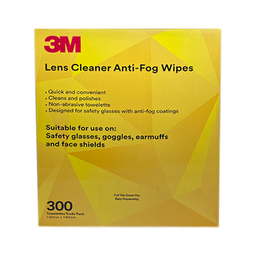 [3M.AT010653783] Lens Cleaning Anti Fog Wipes 300pk 3M
