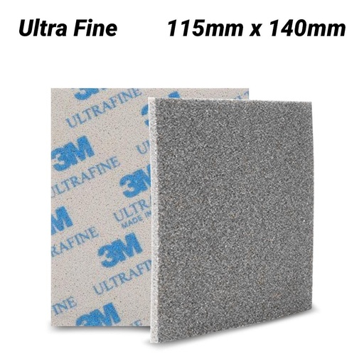 [3M.7000033201] Sanding Sponge Soft 02601 UltraFine 115x140x5mm 3M