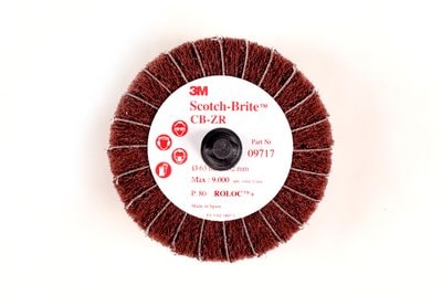 [3M.7000077912] Flap Brush Combination 63x32mm 80G Maroon 3M 09717