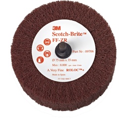 [3M.FN510078481] Flap Brush Clean and Finish 75x35mm VFN Maroon 3M