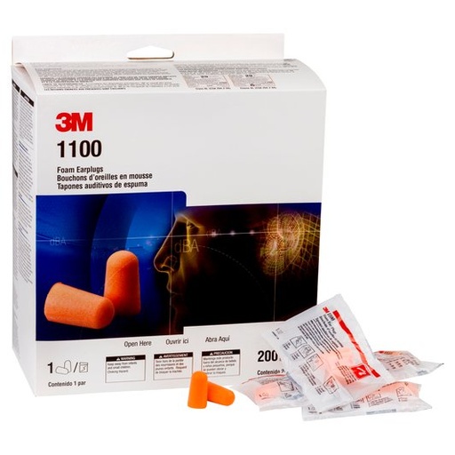 [3M.AT010615121] Ear Plug Uncorded 200pk 3M 1100