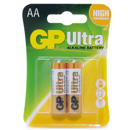 [BAT.AA-2PK] Battery AA Alkaline GP Ultra 2pk