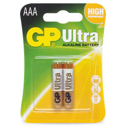 [BAT.AAA-2PK] Battery AAA Alkaline GP Ultra 2pk