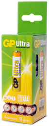 [BAT.AAA-BULK] Battery AAA Alkaline GP Ultra 40pk Bulk