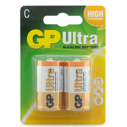 [BAT.C-2PK] Battery C Alkaline GP Ultra 2pk