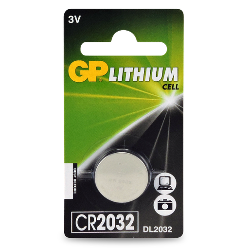 [BAT.CR2032] Battery Button CR2032 3V GP Lithium