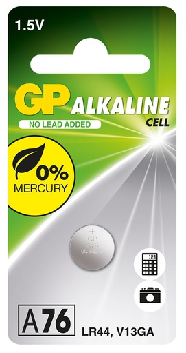 [BAT.LR44] Battery Button LR44 1.55V Alkaline